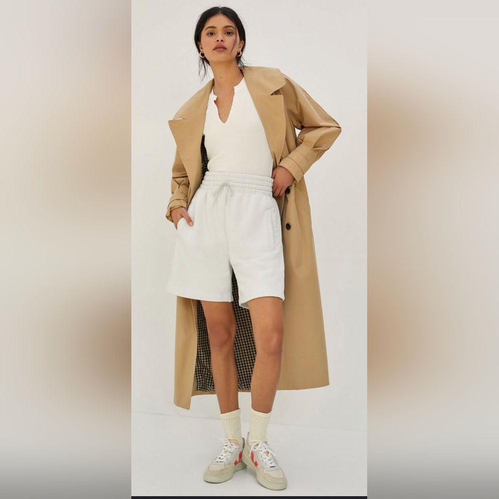 AGOLDE Ultra High-Rise boxer lounge shorts